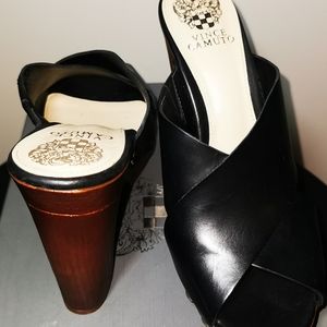 Vince Camuto platform mules